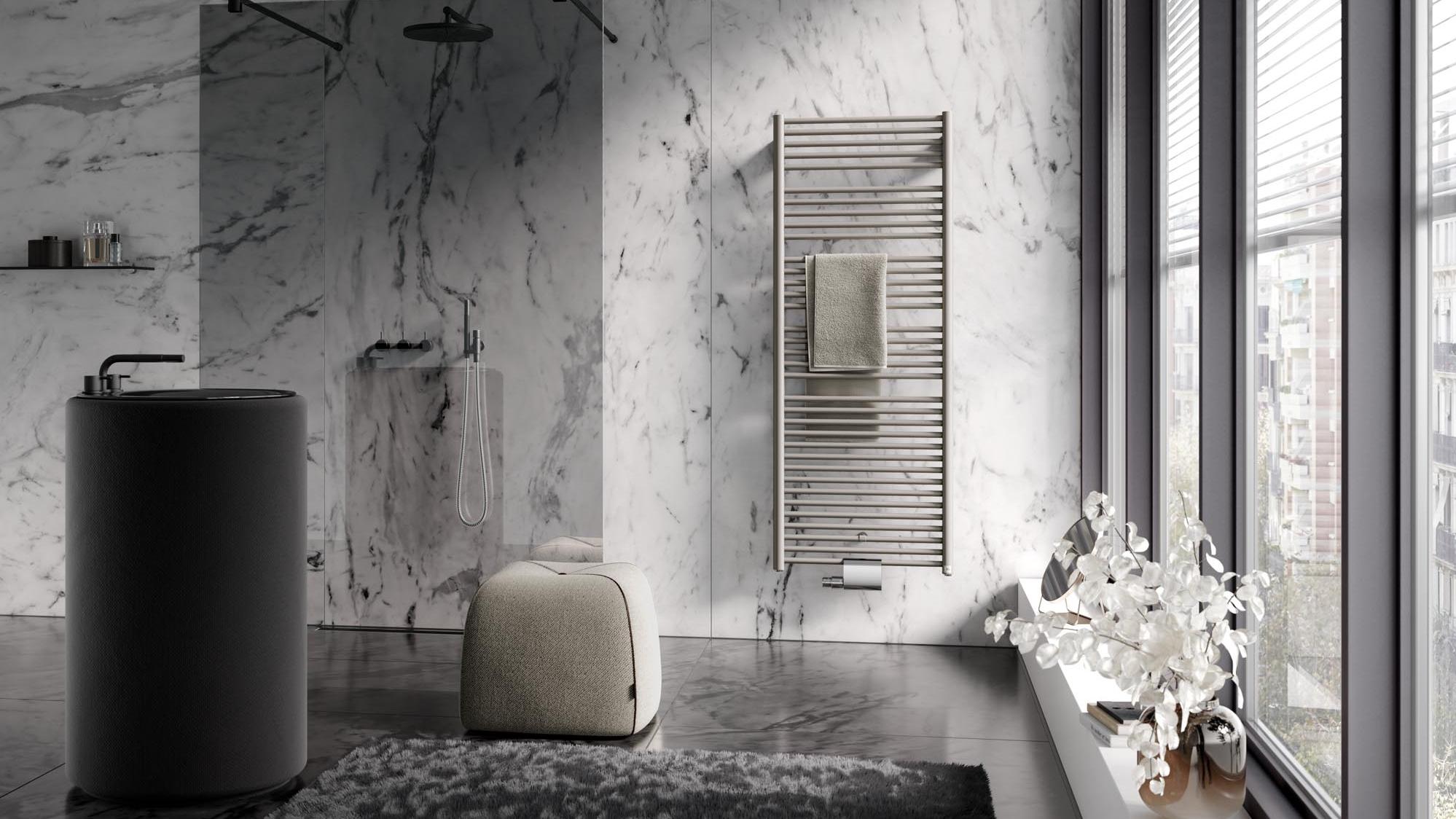 Grzejniki dekoracyjne i łazienkowe  Kermi Geneo circle – połączenie eleganckiej formy, dużej mocy i korzystnej ceny.