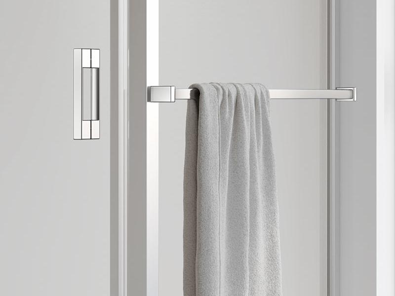 Kermi shower enclosure, LIGA towel rail