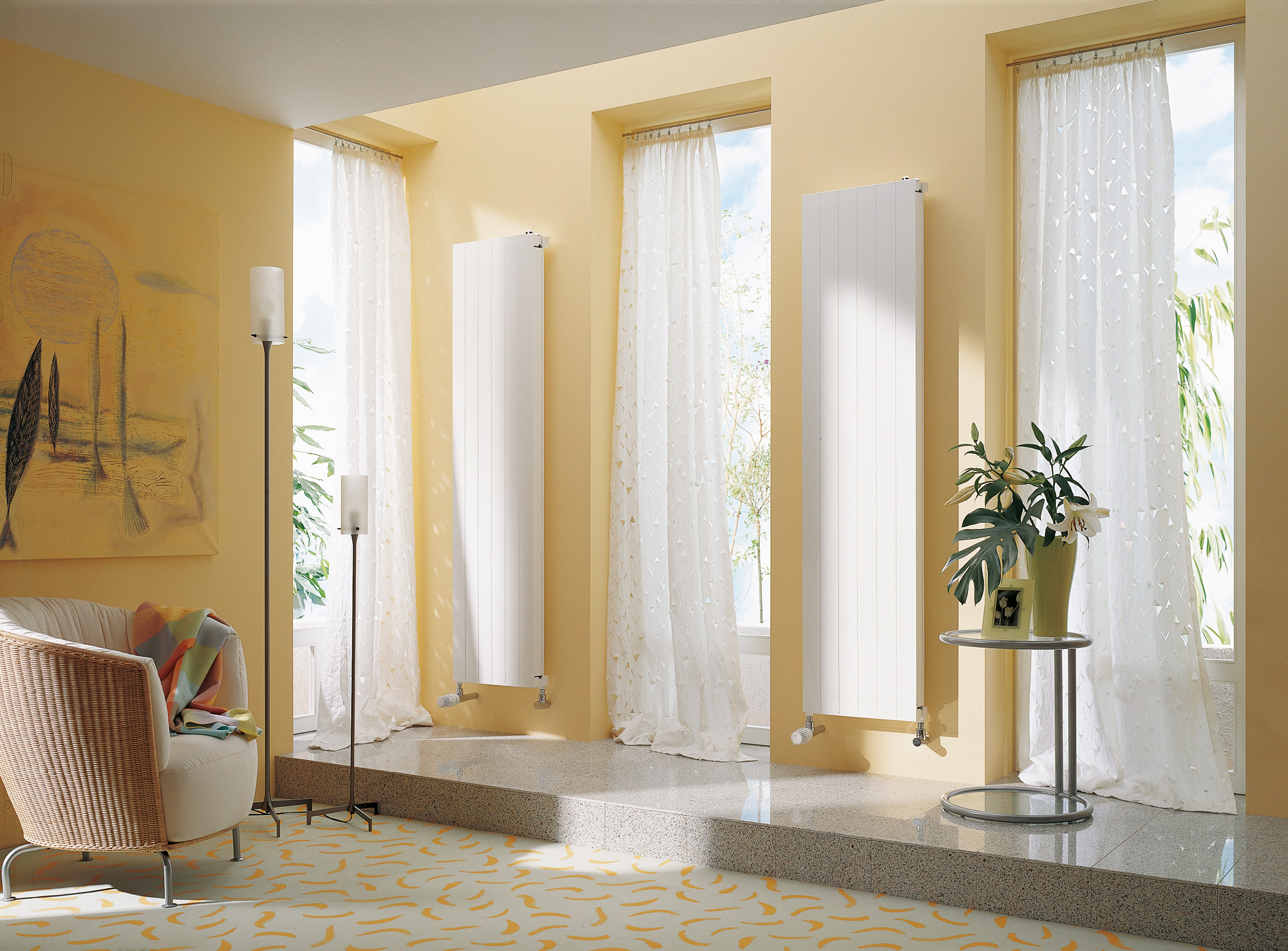 Kermi sienas apsilde – ideāla siltuma komforta un telpas dizaina kombinācija.